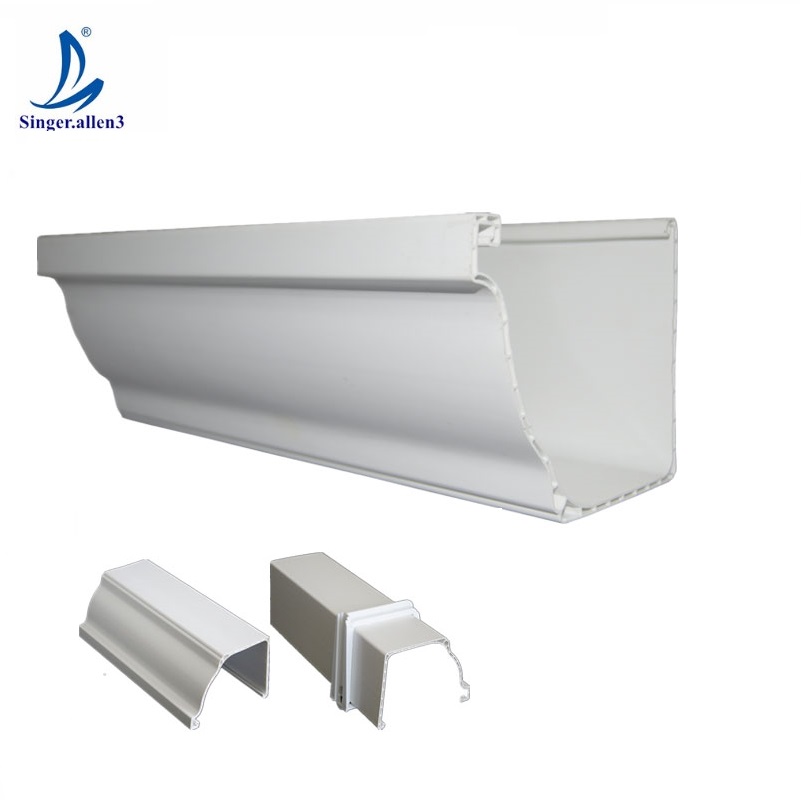 Kenya Hotsale Building Construction Material PVC Rain Gutters from