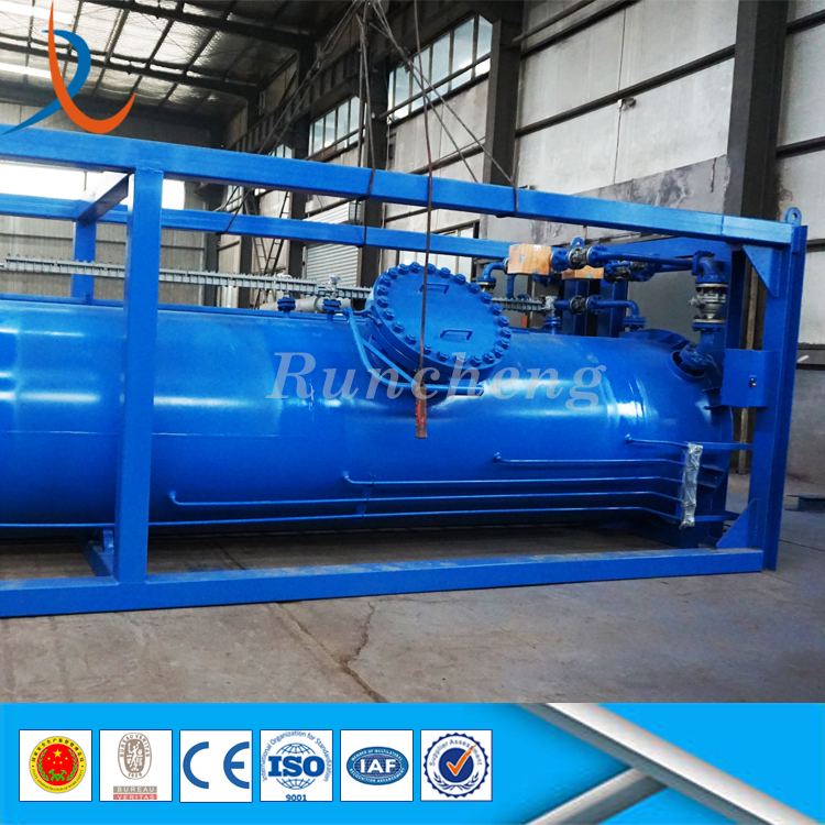 High pressure skid mounted buffer storage tank surge vessel buffer vessel with competitive price