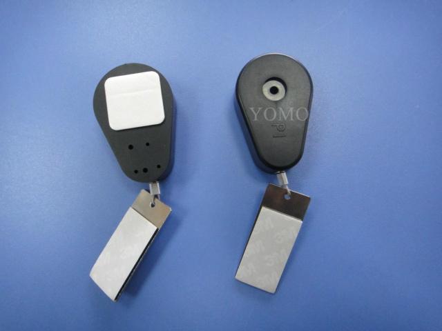 Drip Shape AntiTheft Pull Box with metal plate endpull box with stickerLariat connector use for antitheft recoiler