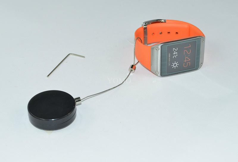 Round AntiTheft Recoiler with round disk endantitheft advertising pull boxantitheft display holder