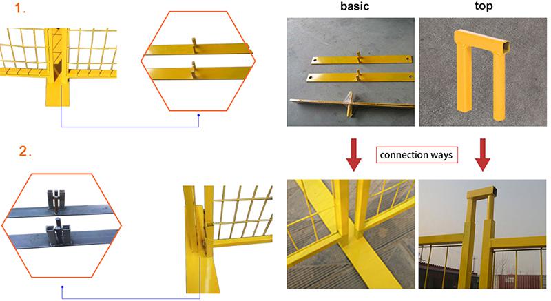 Hotdipped Galvanized Canadatemprorayfence