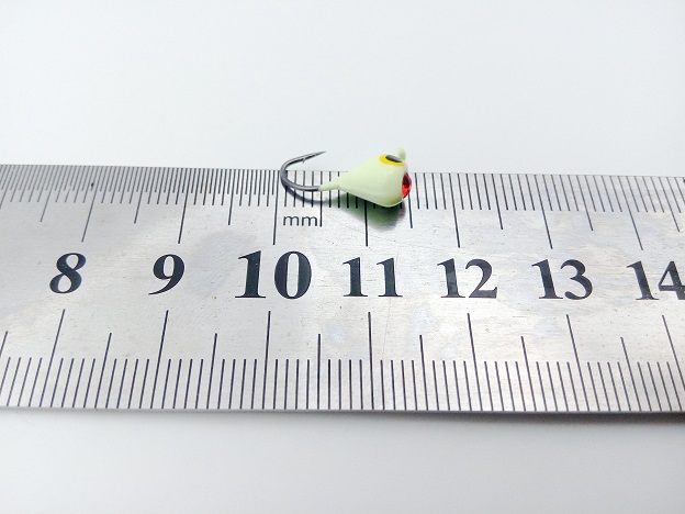 15mm11g mini Ice Fishing Jig Lure 6Color with High Quality winter fishing