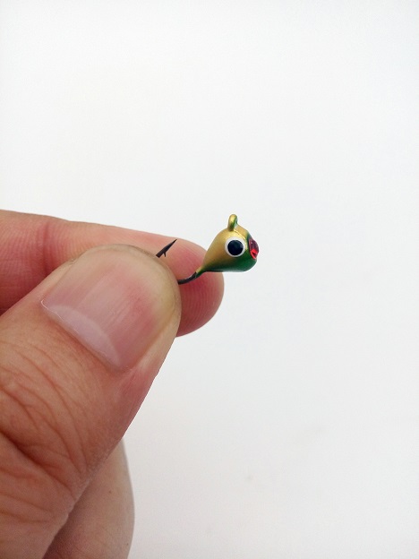 15mm11g mini Ice Fishing Jig Lure 6Color with High Quality winter fishing