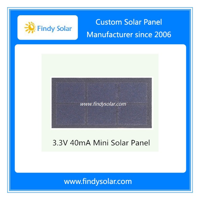 33V 40mA Mini Solar Panel Sunpower solar cell