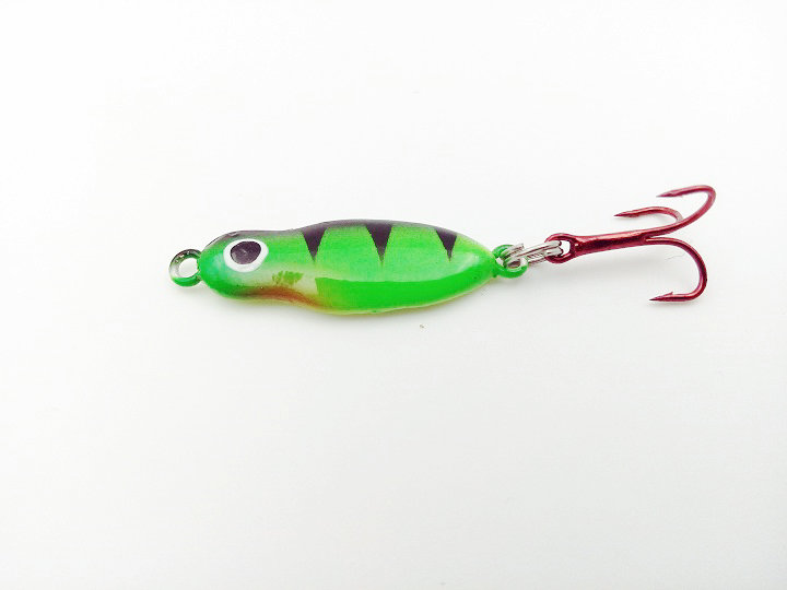 5cm6g Ice Fishing Jig Lure 4Color for Option with High Quality artificial insect lure
