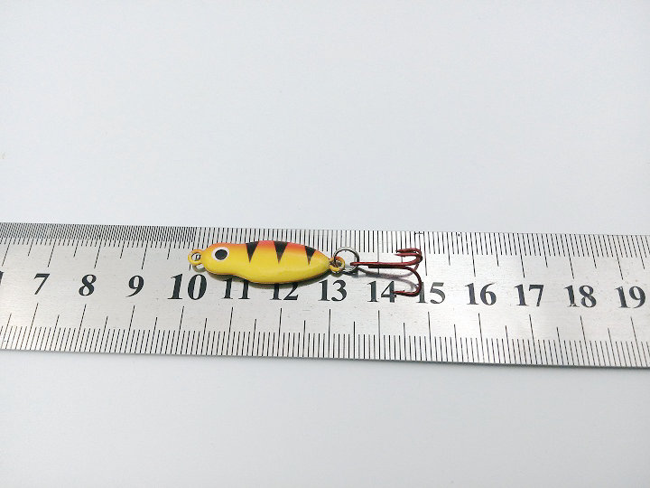 5cm6g Ice Fishing Jig Lure 4Color for Option with High Quality artificial insect lure