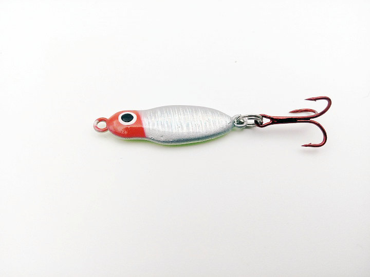5cm6g Ice Fishing Jig Lure 4Color for Option with High Quality artificial insect lure