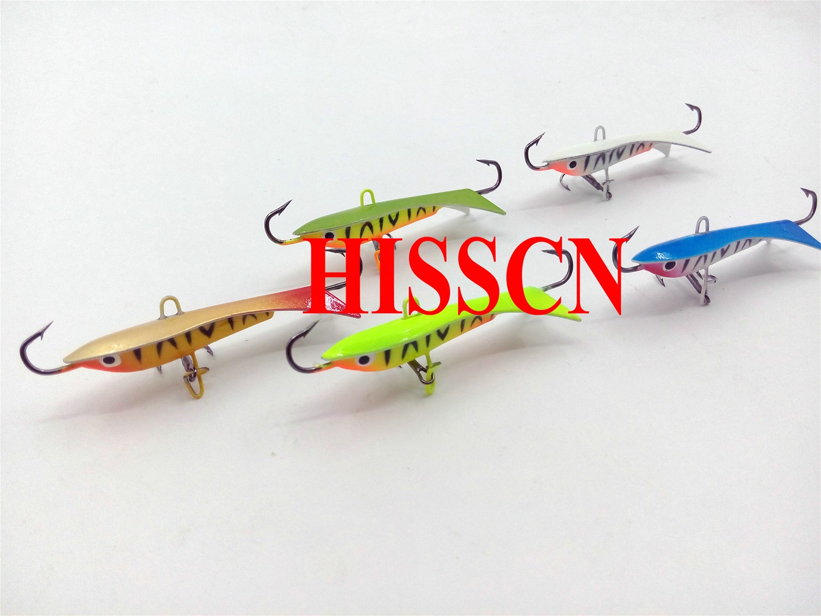 60mm95g ice fishing jig lure 5color for option with high quality