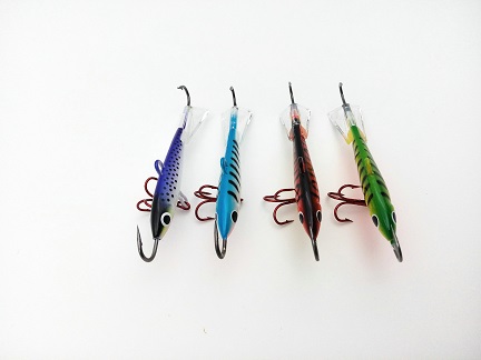 83mm18g Ice Fishing Jig Lure 4Color for Option with High Quality