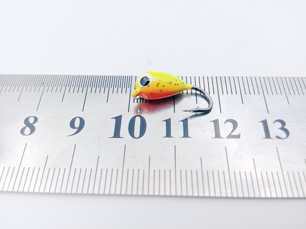 18mm23g Mini Ice Fishing Jig Lure 6Color with High Quality Winter Fishing