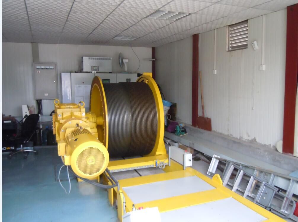electric grooved winch for marine drilling rig boat crane pulling and mooring