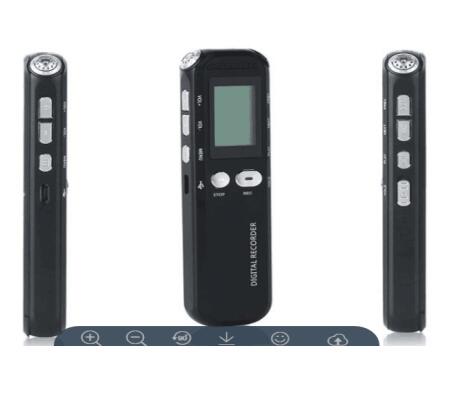 Digital voice recorder with time stamp