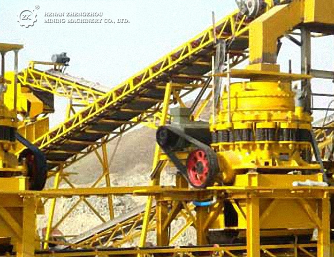 Limestone crushing production line