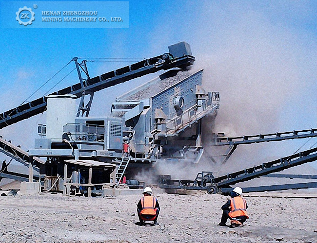 100tph stone crushing plant diesel power