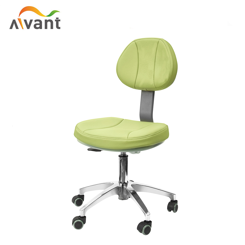 Hot Sale Mobile Adjustable Leahter Dentist Chair Dental Stool From