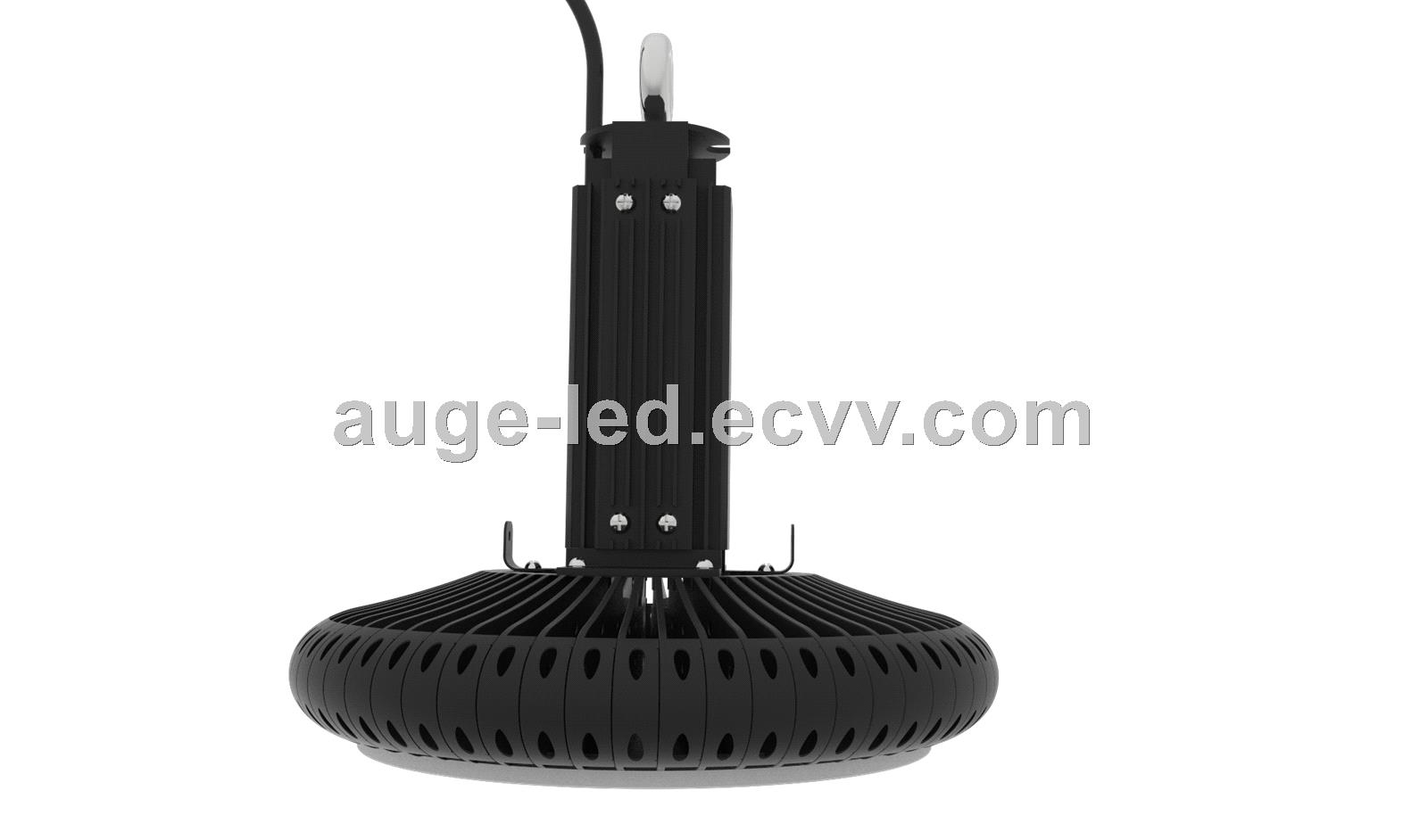 100W 150W UFO high bay light IP65 ufo industrial light for warehousefactory plant ufo high bay lighting optical lens