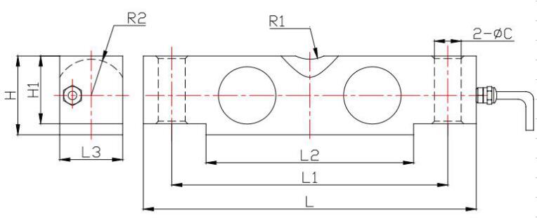 MC8603 LOAD CELL FORCE TRANSDUCER for Weighing Scale truck scales silo scales rail scale
