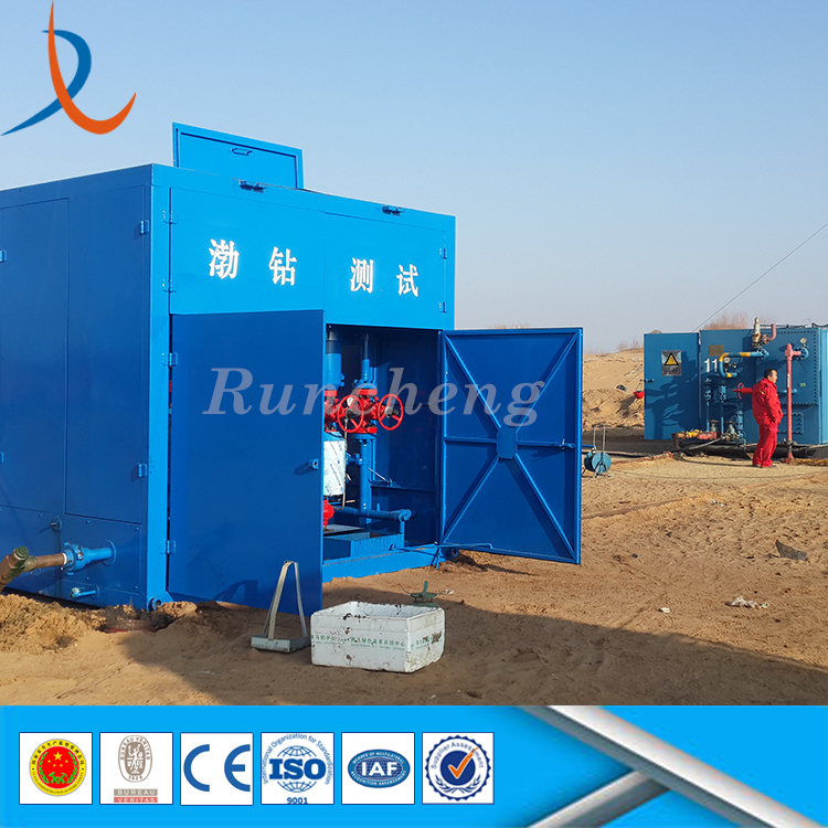 Wellhead drilling crude oil sand filter separator mud cyclone desander well sand separator