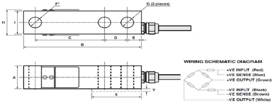 MC8412 LOAD CELL FORCE TRANSDUCER