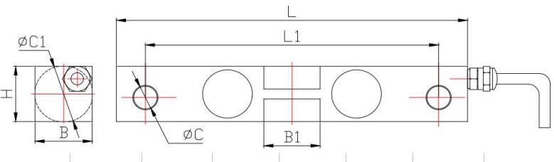 MC8608 LOAD CELL FORCE TRANSDUCER