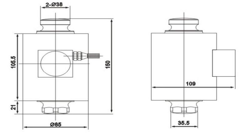 MC8214 Load Cell Force Transducer for Weighing Scale truck scales axle scale silo scale warehouse scale