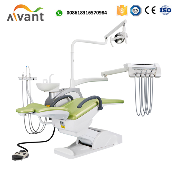 FDA approved foshan dental unit chair with down mounted tray