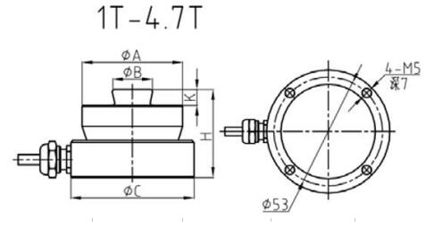 MC8704 LOAD CELL FORCE TRANSDUCERfor electronic truck scalerailroad scalehopper scale