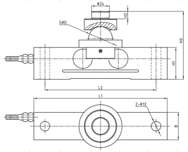 MC8623 LOAD CELL FORCE TRANSDUCER for electronic truck scalerailroad scalehopper scale and various special scales