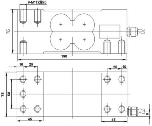 MC8831 LOAD CELL FORCE TRANSDUCER