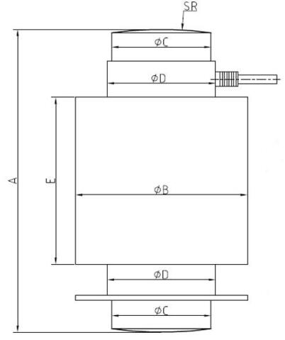 MC8213 LOAD CELL FORCE TRANSDUCER for Truck Scale Weighbridge