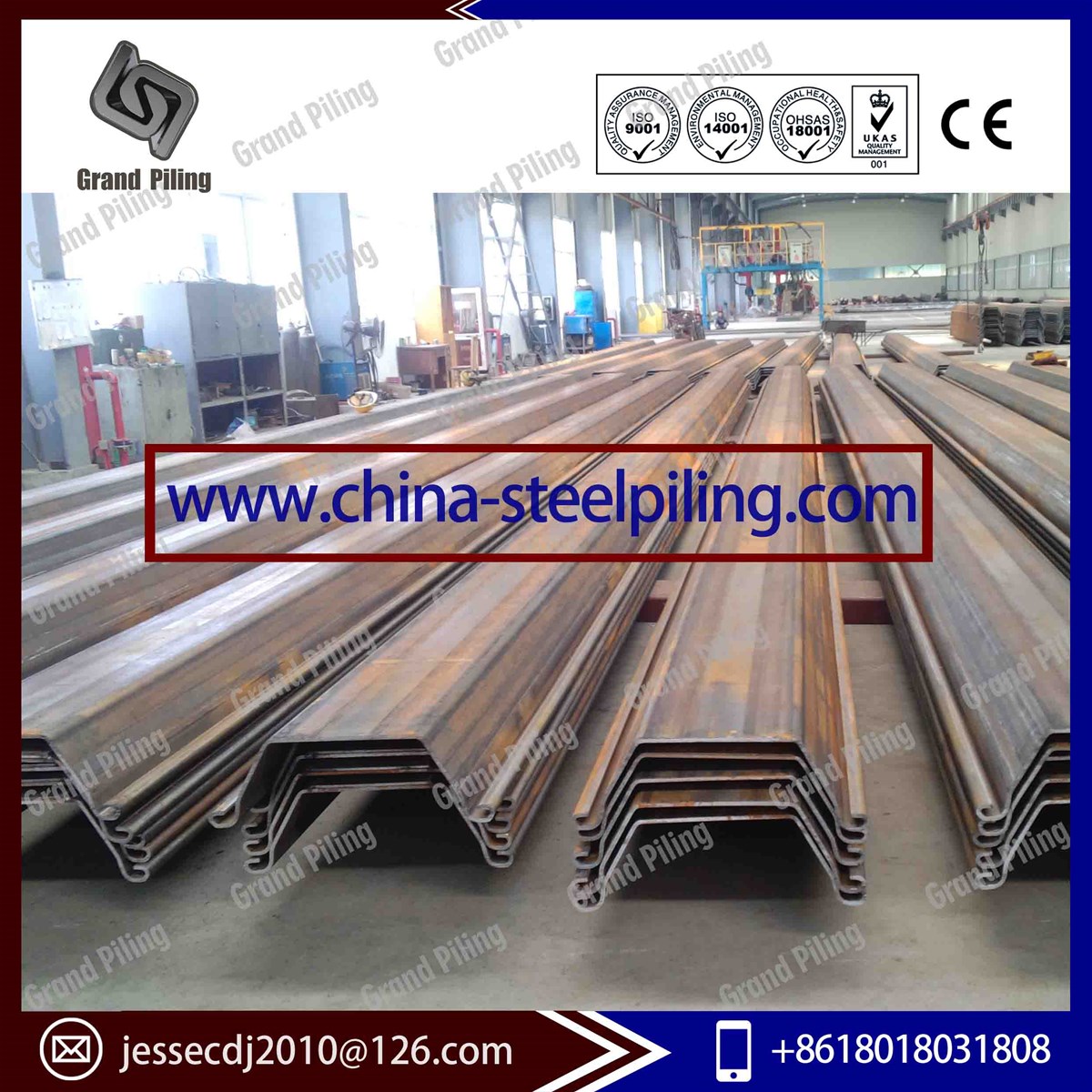 Biggest steel sheet pile manufacturer in Chinacold rolled and larssen hot formed