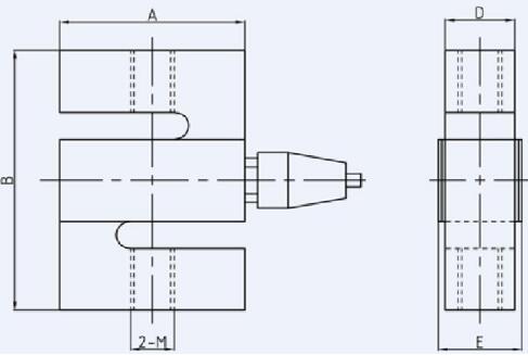 MC8117 S Type LOAD CELL FORCE TRANSDUCER for Crane Scale