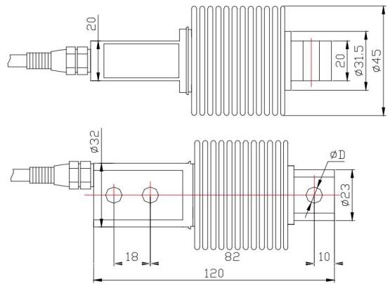 MC8501 LOAD CELL FORCE TRANSDUCER for Belt Scale Hopper Weighing