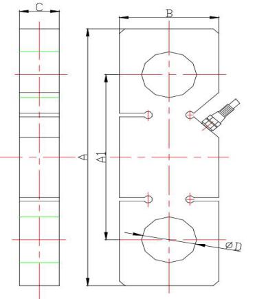 MC8304 LOAD CELL FORCE TRANSDUCER for Crane Scale