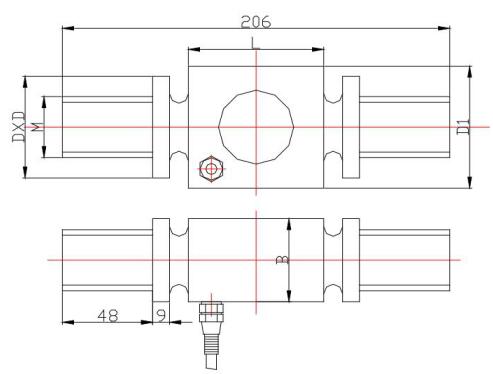 MC8310 LOAD CELL FORCE TRANSDUCER for Crane Scale