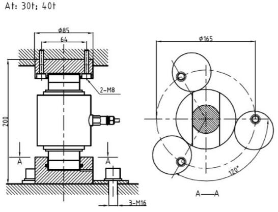 MC8217 LOAD CELL FORCE TRANSDUCER for electronic truck scaledynamic railway and big capacity hopper scaleetc