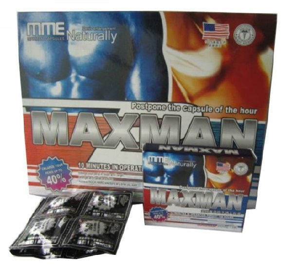 MAXMAN 40 Natural Penis Enlargement Male Sex Pills MMC