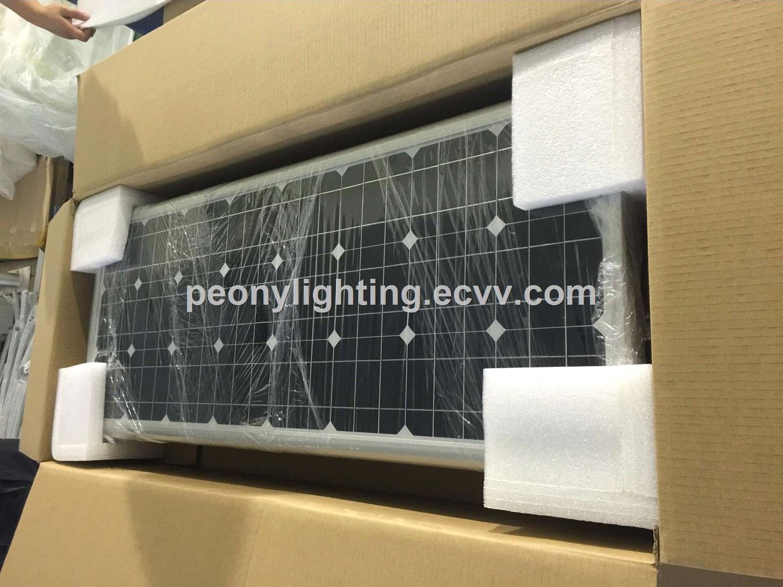 PEONYLIGHGITIING 100W integrated all in one solar led street lightsolar power street light