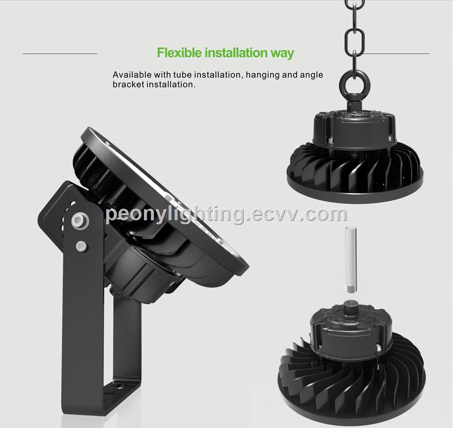 150W 200W ip65 CE ROHS ETL approved High quality UFO High Bay Led Lights UFO LED