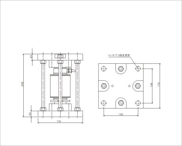 Load Cell Weighing Module MC161205km for Industrial Weighing of Silo Tank Warehouse