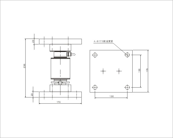 Load Cell Weighing Module MC161205kbm for Industrial Weighing System