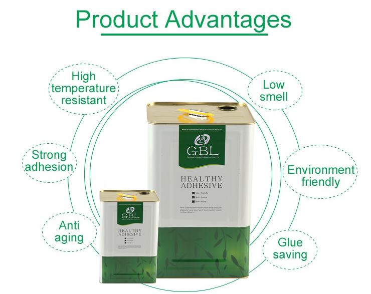 Spray Contact Green Adhesive Glue High Viscosity for Sofa and Furniture Sponge Waterproof