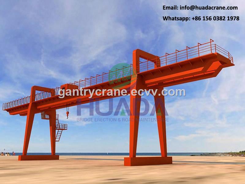 high quality mobile world double girder ld bridge gantry crane 20 ton price