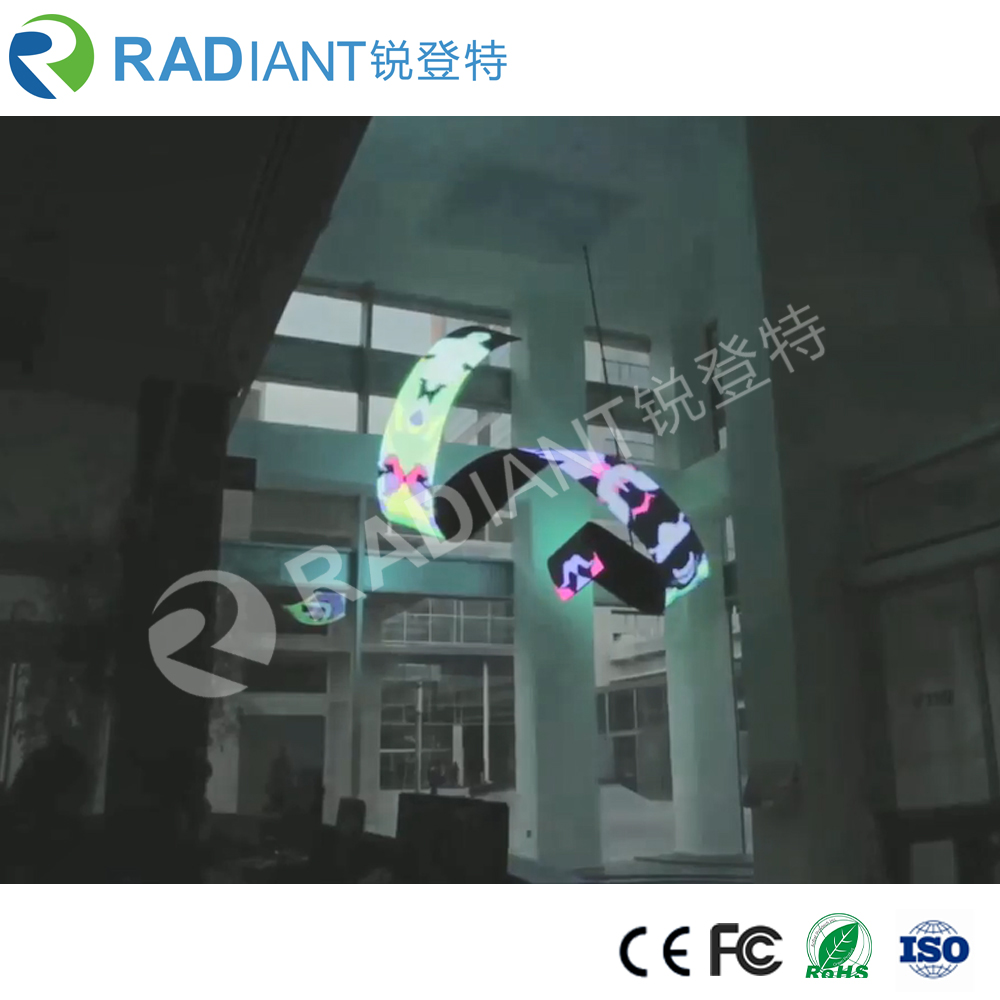 P6 indoor cylinder and curved flexible led screen