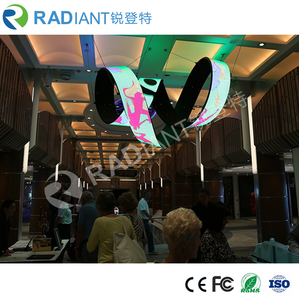 P6 Project of Soft LED Video flexible led display