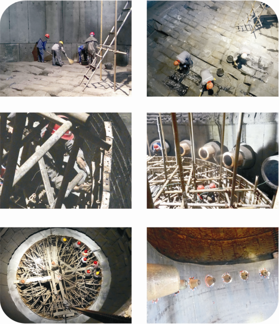 Alumina castableOverall Casting Technology of Furnace Hearth