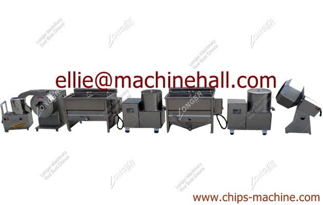 Small Scale French Fries Production LineFrench Fries Making Machine