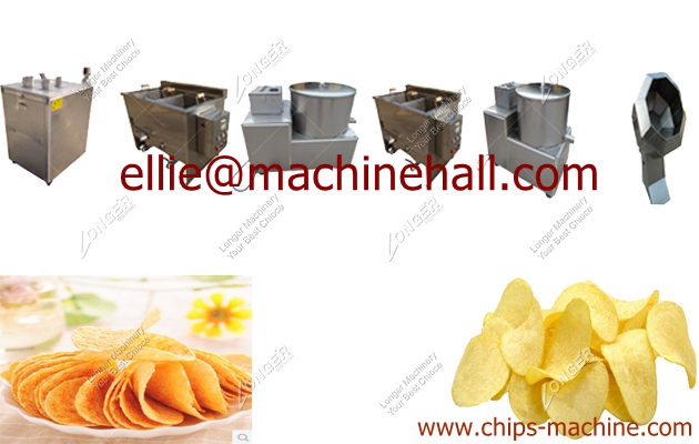 Small Scale Potato Chips Production LinePotato Chips Making Machine