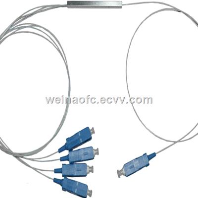 Optic Fiber Coupler Splitter 1x4 PLC with connector SCPC