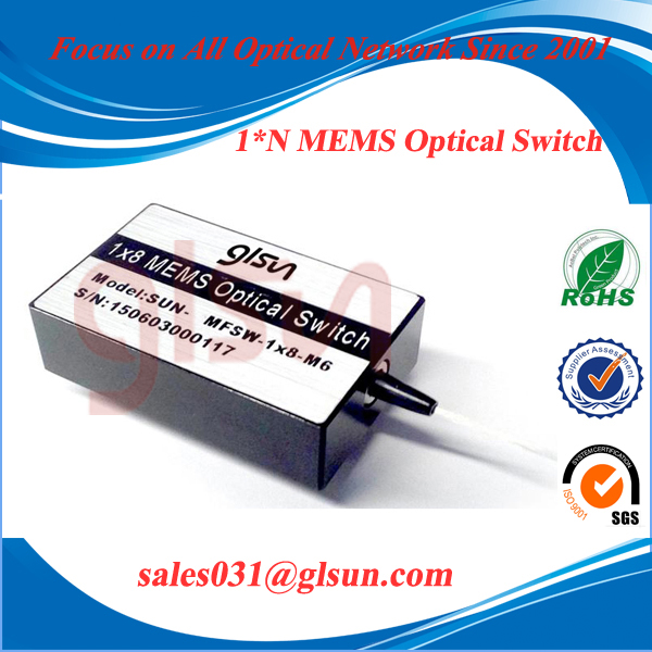 Multichannel Mechanical 1xN MEMS Optical Switch